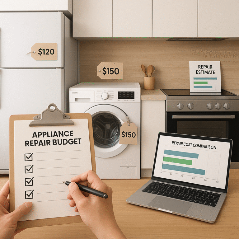 appliance repair costs