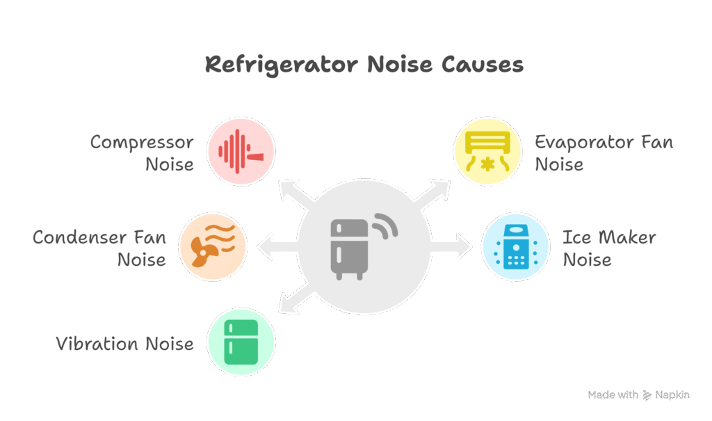 refrigerator humming noise