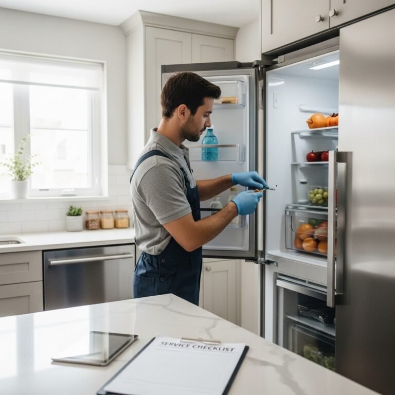 Difference Between Fridge Repair and Service